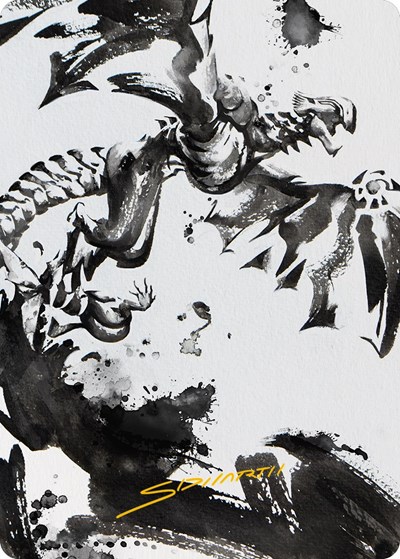 Quicksilver Fisher Art Card (Gold-Stamped Signature)