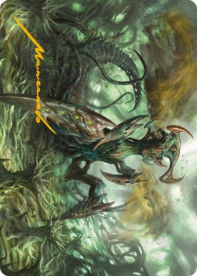 Zopandrel, Hunger Dominus Art Card (Gold-Stamped Signature)