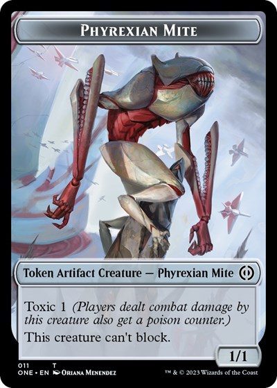 Phyrexian Mite (011) // Drone Double-Sided Token