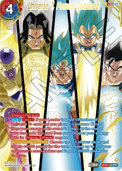 Universe 7, Powers Combined (SPR)