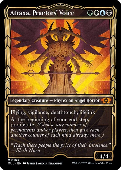 Atraxa, Praetors' Voice (Halo Foil)