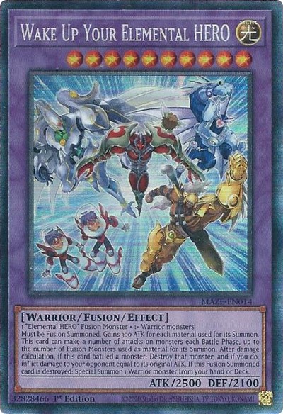 Wake Up Your Elemental HERO (CR)