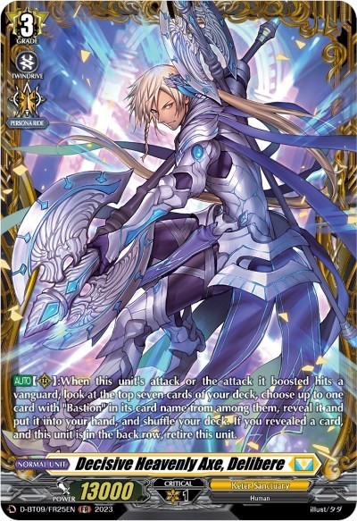 Decisive Heavenly Axe, Delibere (FR)