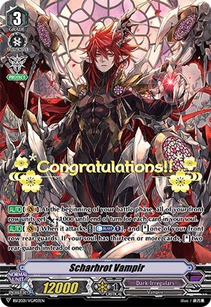 Scharhrot Vampir (Congratulations Hot Stamp)