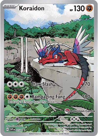 Koraidon - 014 (Pokemon Center Exclusive)