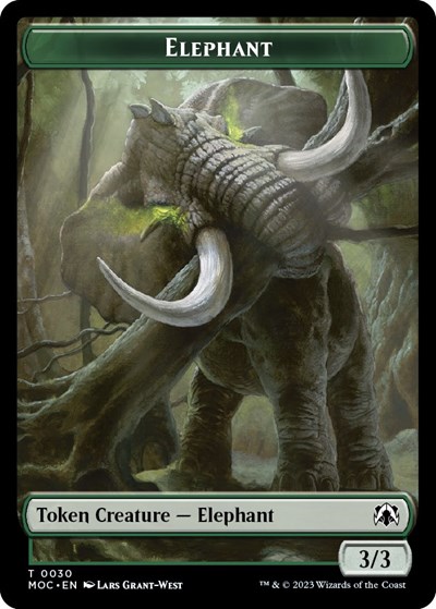 Elephant // City's Blessing Double-Sided Token
