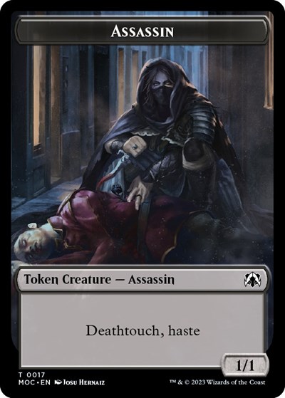 Assassin // Knight (0010) Double-Sided Token