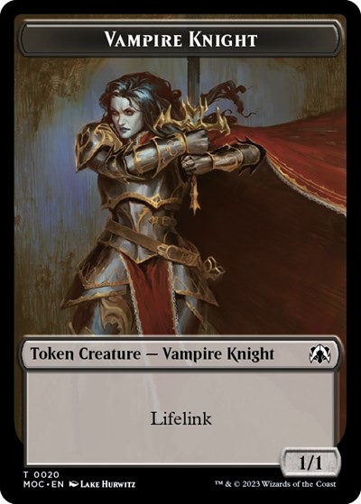 Vampire Knight // Soldier Double-Sided Token