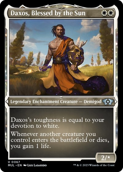 Daxos, Blessed by the Sun (Foil Etched)