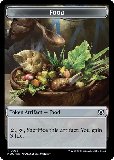 Food // Replicated Ring Double-Sided Token