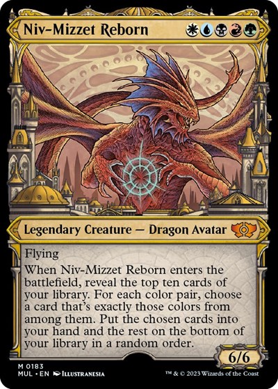 Niv-Mizzet Reborn (Halo Foil)