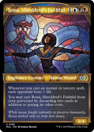 Rona, Sheoldred's Faithful (Halo Foil)