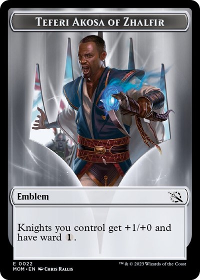 Emblem - Teferi Akosa of Zhalfir