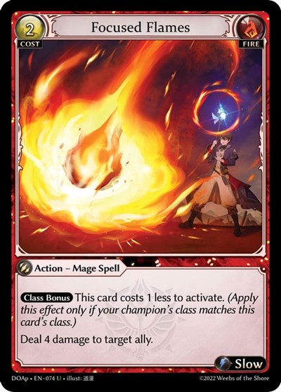 Focused Flames