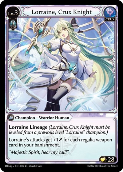 Lorraine, Crux Knight