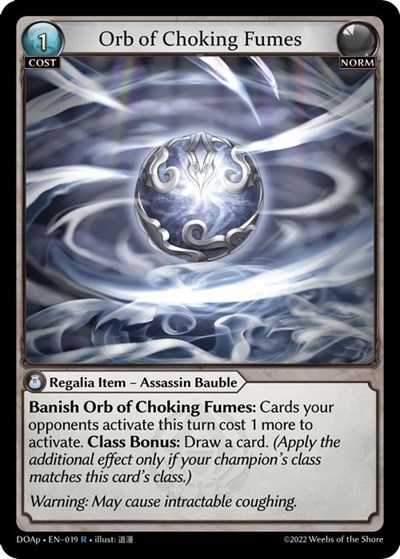 Orb of Choking Fumes