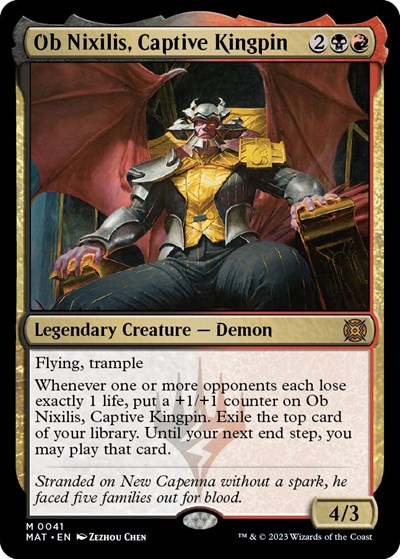 Ob Nixilis, Captive Kingpin