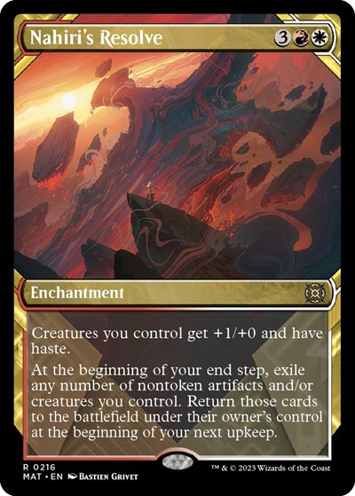 Nahiri's Resolve (Halo Foil)