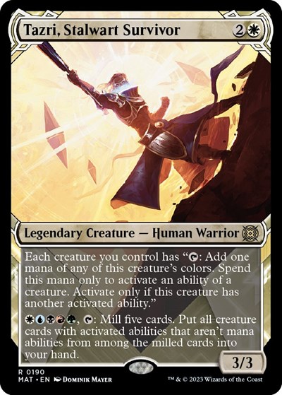Tazri, Stalwart Survivor (Halo Foil)