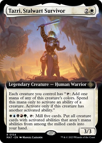 Tazri, Stalwart Survivor (Extended Art)
