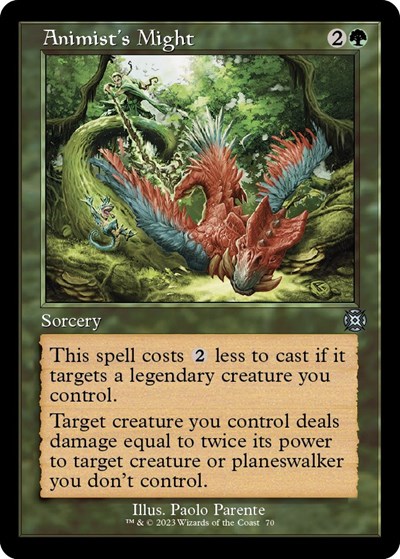Animist's Might (Retro Frame)