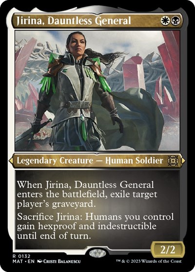Jirina, Dauntless General (Foil Etched)