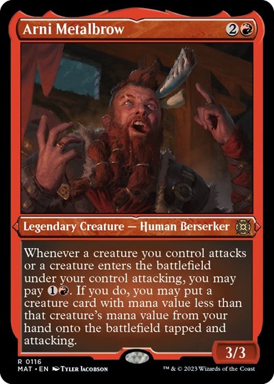 Arni Metalbrow (Foil Etched)