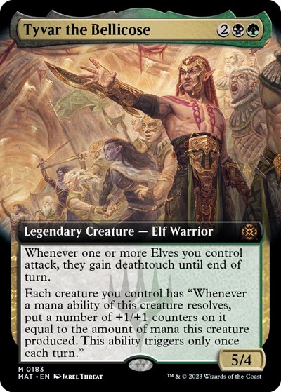 Tyvar the Bellicose (Extended Art)