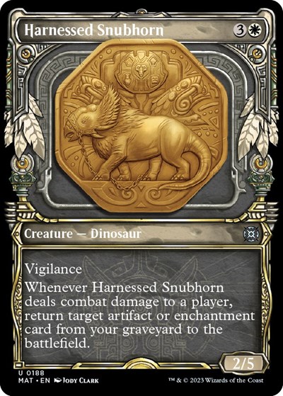 Harnessed Snubhorn (Halo Foil)