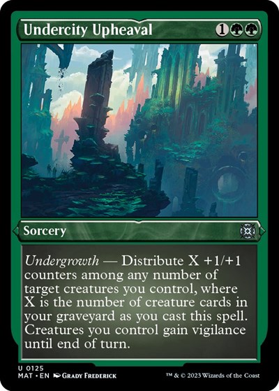 Undercity Upheaval (Foil Etched)