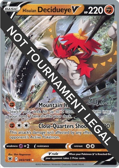Hisuian Decidueye V - 2022 (Ondrej Skubal)