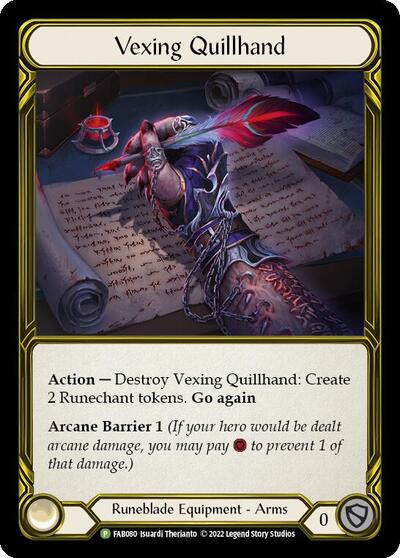 Vexing Quillhand (Golden) - FAB080