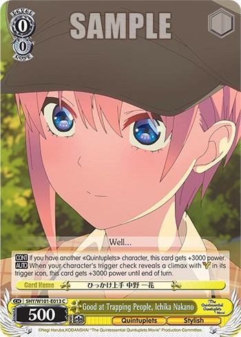 Good at Trapping People, Ichika Nakano