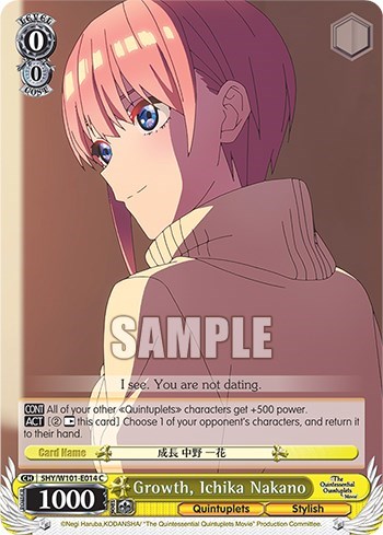 Growth, Ichika Nakano