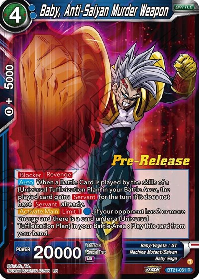 Baby, Anti-Saiyan Murder Weapon