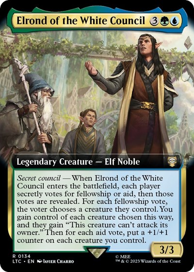 Elrond of the White Council (Extended Art)