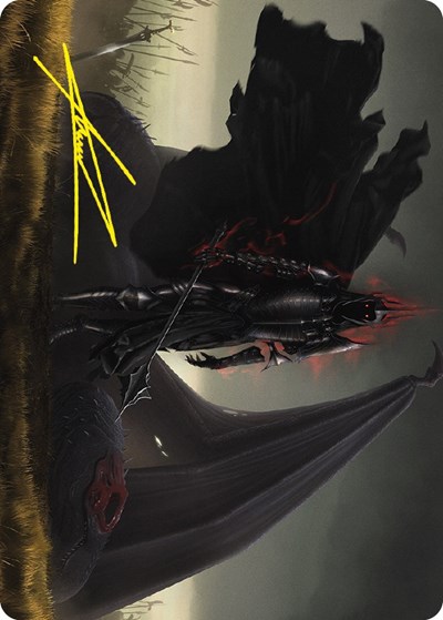 Witch-king of Angmar Art Card (Gold-Stamped Signature)