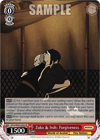 Zuko & Iroh: Forgiveness (SR)