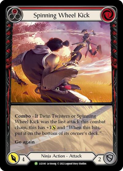 Spinning Wheel Kick (Red) - LGS141