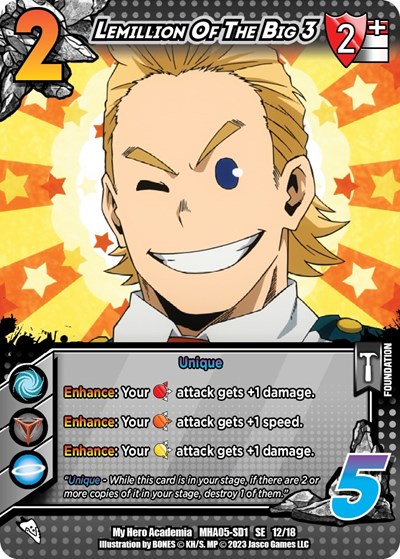Lemillion Of The Big 3