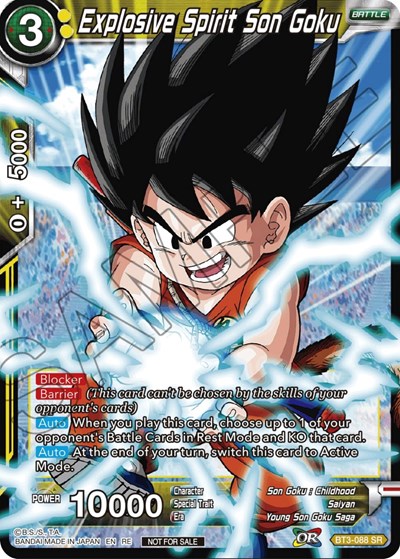 Explosive Spirit Son Goku (Championship Selection Pack 2023 Vol.2) (Silver Foil)