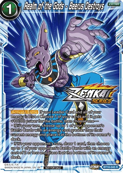 Realm of the Gods - Beerus Destroys (Event Pack 12)