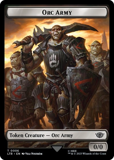Orc Army (0006) // Food (0010) Double-Sided Token