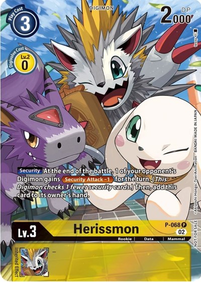 Herissmon - P-068 (Official Tournament Pack Vol.10)