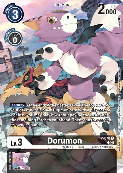Dorumon - P-070 (Official Tournament Pack Vol.10)