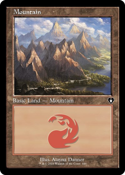 Mountain (446) (Retro Frame)