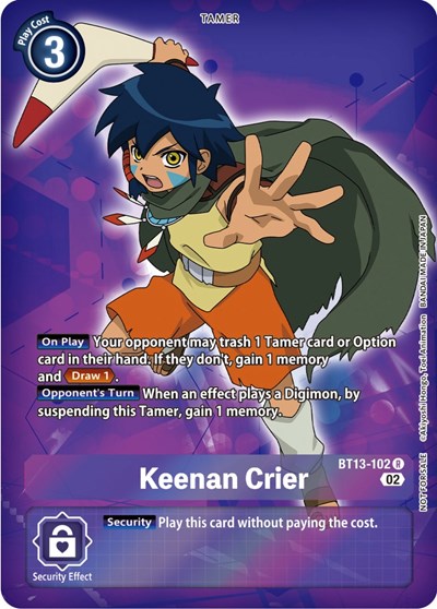 Keenan Crier (Box Topper)