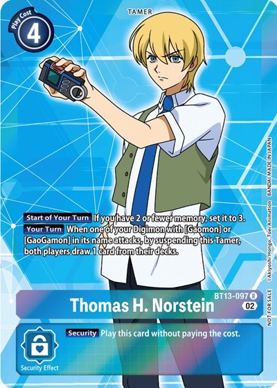 Thomas H. Norstein (Box Topper)