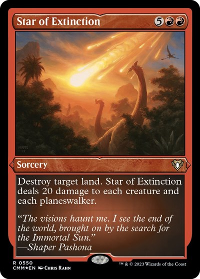 Star of Extinction (Foil Etched)