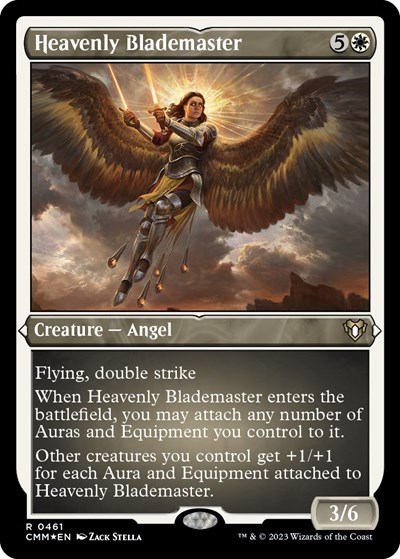Heavenly Blademaster (Foil Etched)